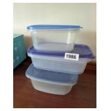 PLASTIC FOOD STORAGE CONTAINERS