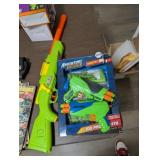 3 TOY FOAM BULLET GUNS WITH EXTRA BULLETS