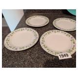 (4) GIBSON GARDEN IVY SAUCERS