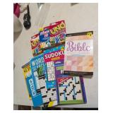 UNO, PHASE 10 AND PUZZLE BOOKS