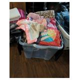 TOTE OF GIRLS CLOTHING