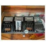 (4) BATTERY CHARGERS