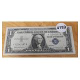 1957-B $1 BLUE SEAL SILVER CERTIFICATE