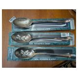 (3) WM ROGERS AND SONS SERVING SPOONS