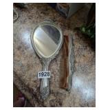 VINTAGE COMB & MIRROR SET