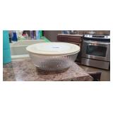 GLASS PYREX BOWL WITH LID