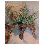 LARGE FLORAL PLANTER/ DECOR