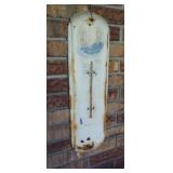 VINTAGE 26" PEPSI ADVERTISING THERMOMETER