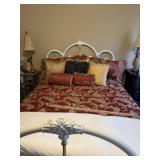 COMPLETE BED SET, BED, MATTRESS, BOX, AND BEDDING