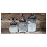 3 COUNTER CANISTERS