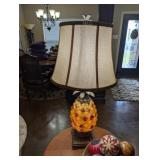 VINTAGE PINEAPPLE TABLE LAMP