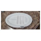 (4) PLASTIC TACO PLATES