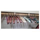 LOT OF SATIN PADDED HANGERS