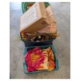 2 TOTES OF HARVEST/ FALL GOODIES