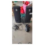 JBL COMPUTER SPEAKERS AND MOUSE