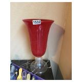 RED DECOR VASE