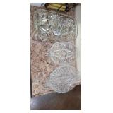 3 GLASS SERVING DISHES