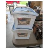 (2) STERLITE 7QT TOTES