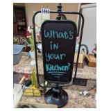 WHAT'S IN YOUR KITCHEN SIGN