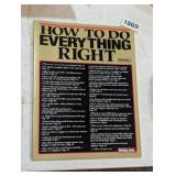 HOW TO DO EVERYTHING RIGHT BOOK