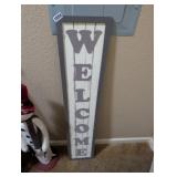 WELCOME SIGN *PRESSED BOARD