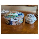 2 TRINKET JARS