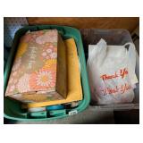 2 TOTES OF CRAFT GOODIES