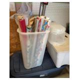 TOTE OF CHRISTMAS WRAP