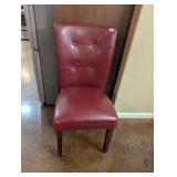 BONDED LEATHER DINING CHAIR