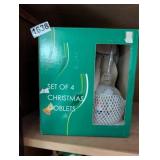 4 CHRISTMAS GOBLETS