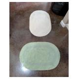 2 BATHROOM RUGS