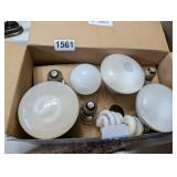 BOX OF FLOOD LIGHTS *WORK *REPLACED WITH LED BULBS