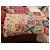 QUILT AND SQUARE *SOME DAMAGE