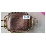 FOSSIL WALLET AND BRASS TIN