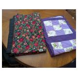 (2) QUILTED THROWS