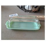 FIRE KING BUTTER DISH
