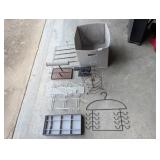CANVAS TOTE OF JEWELRY HANGERS AND ORGANIZERS