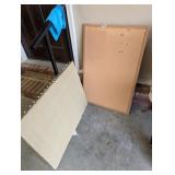 PIN BOARD AND CORK BOARD