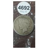 1922-S PEACE SILVER DOLLAR