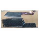 MHS CUTLERY HAND HONED KNIFE WITH SHEATH