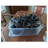 TOTE OF CHARGERS