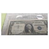 1957  $1 BLUE SEAL, SILVER CERTIFICATE