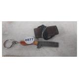 MHS CUTLERY HAND HONED KEYCHAIN KNIFE WITH SHEATH