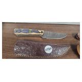 MHS CULTERY HAND HONED KNIFE WITH SHEATH