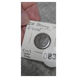 1864 BRONZE INDIAN HEAD PENNY