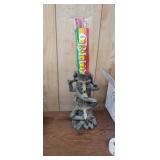 WOODEN TRUNK INSENCE BURNER WITH INSENCE