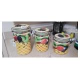 (3) SEALED GOURMET CANISTERS