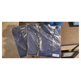 (3) BLUE BUTTON DOWN SHIRTS SIZE XL