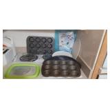COOKING GOODS *COOLING RACK, MUFFIN PAN, CUTTING B