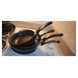 (4) T-FAL SKILLETS